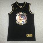 NBA 30 Curry Warriors Diamond Edition noir or Maillot